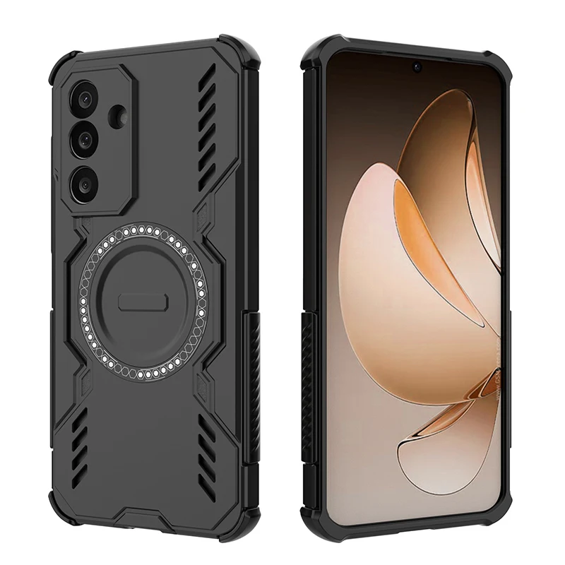 Funda de teléfono con disipación de calor para Samsung Galaxy M56 5G, pieza de atracción magnética para Samsung M56 5G чехол, Funda trasera - imagen 3