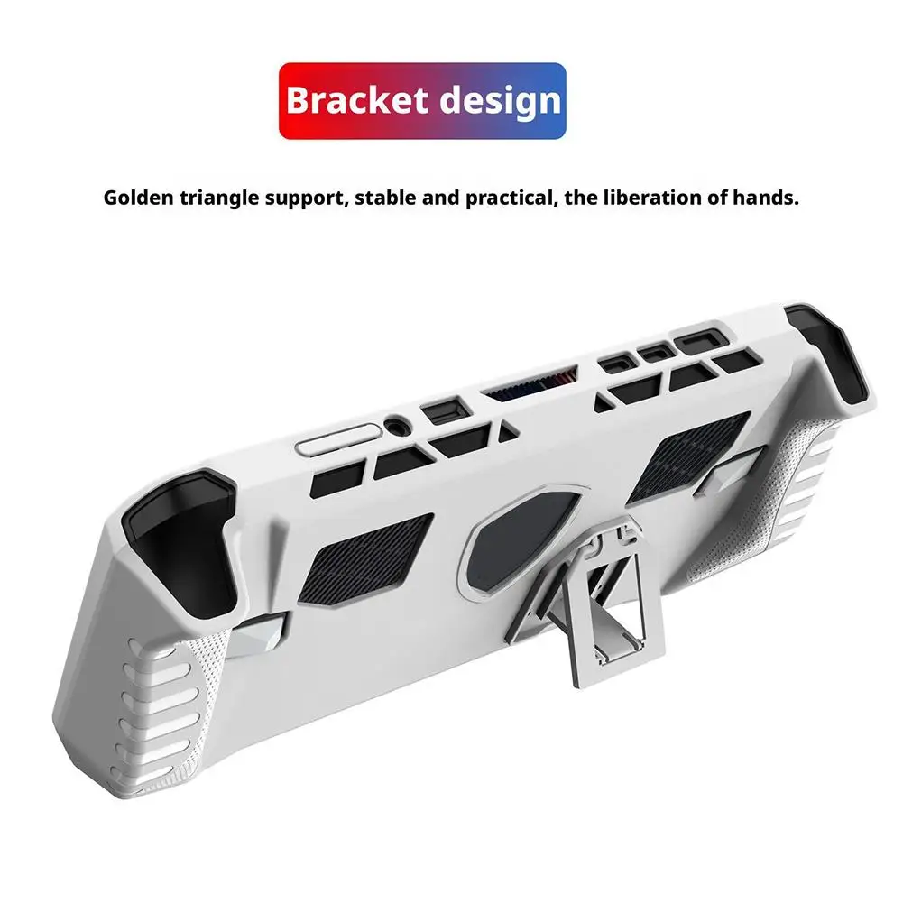 Funda protectora con soporte para MSI Claw 8 Ryzen Edition, carcasa suave anticaída de TPU, accesorio para consola de juegos, mejora la experiencia de juego - imagen 2