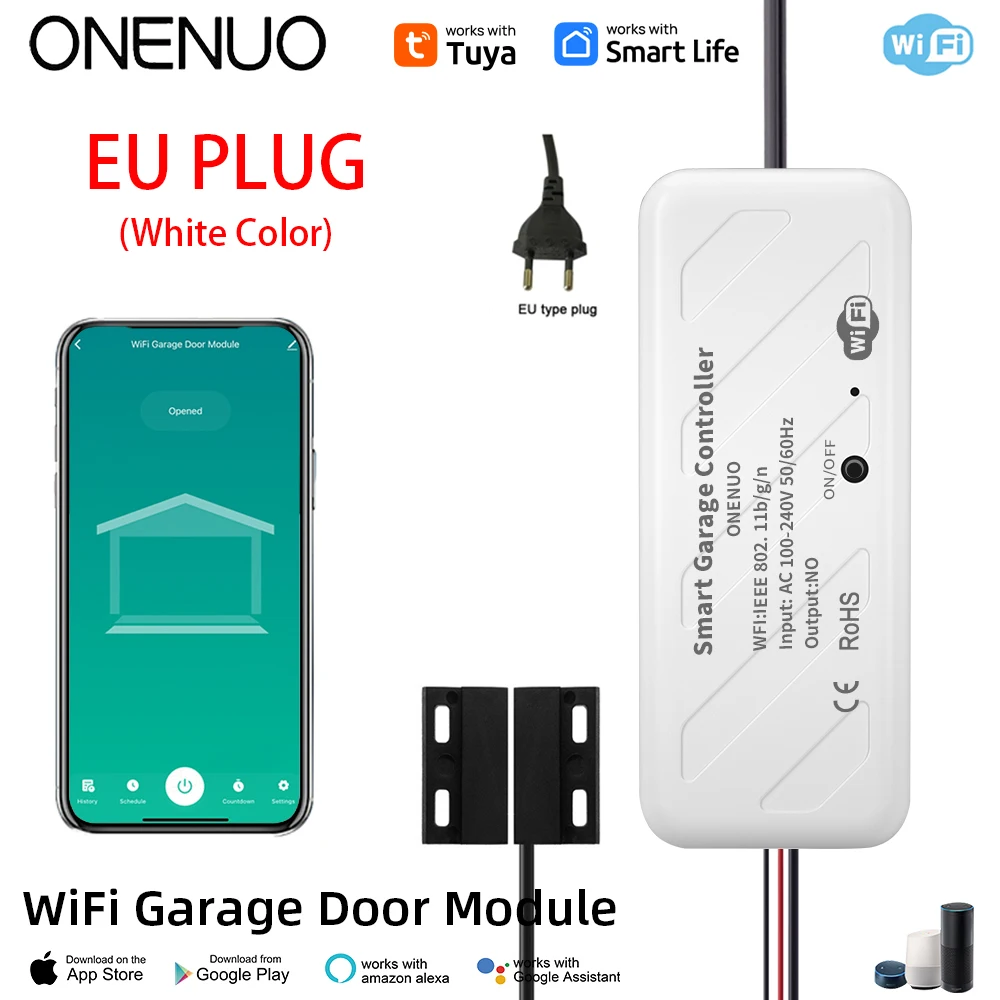 Enchufe europeo blanco