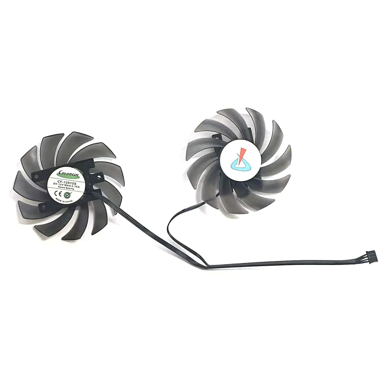 2 ventiladores nuevos 4PIN 85MM CF-12915S adecuado para tarjeta gráfica AXGAMING GeForce RTX2060 SUPER GTX1660ti 1660 SUPER X2 - imagen 4