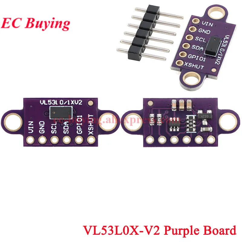 10Pcs/1pc VL53L0X V2 Time-of-Flight (ToF) Laser Ranging Sensor Breakout 940nm GY-VL53L0XV2 Laser Distance Module I2C IIC GY-530 - imagen 4