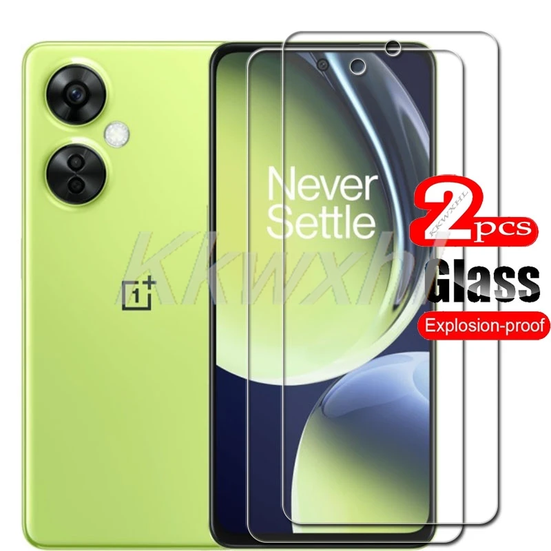 2 uds para OnePlus Nord CE 3 Lite 5G 6,72 "cubierta de vidrio templado en One Plus NordN30 N30 CE3Lite Protector de pantalla película transparente