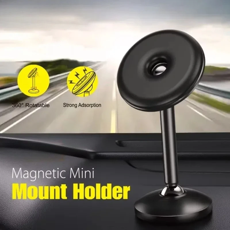 360 °   Soporte giratorio para teléfono magnético de coche, soporte para salpicadero de teléfono inteligente para Magsafe iPhone 17 ~ 12 Samsung Xiaomi, teléfono móvil Barckrt
