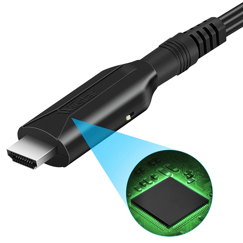 Adaptador convertidor de Audio y vídeo de Xbox a HDMI, Cable compatible con Xbox a HDMI, Monitor de juegos Original, 1080P - imagen 3