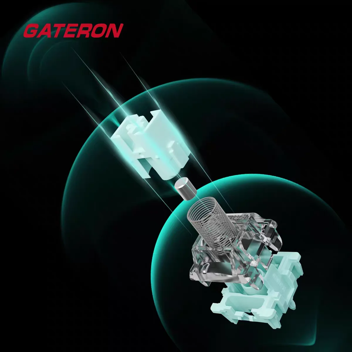 Gateron-interruptor lineal magnético de Jade para videojuegos, teclado magnético HIFI, interruptores de trabajo para PC, ajuste libre, Sensor Hall de tallo de pared - imagen 4