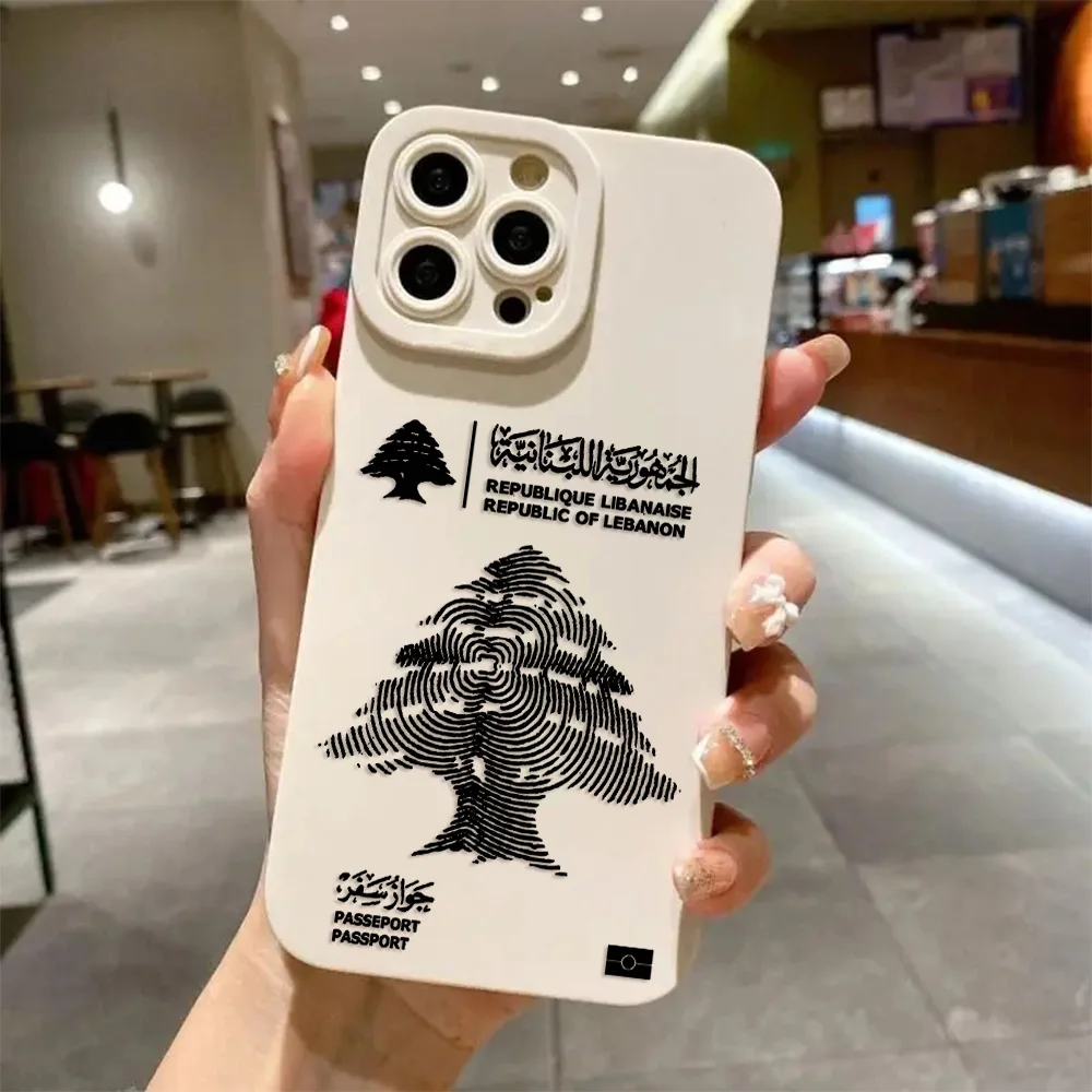 Funda de teléfono con pasaporte del Líbano para Samsung Galaxy S25 S24 S23 S22 S21 S20 Note20 Edge FE Plus Ultra 4G 5G, funda trasera de silicona suave - imagen 5