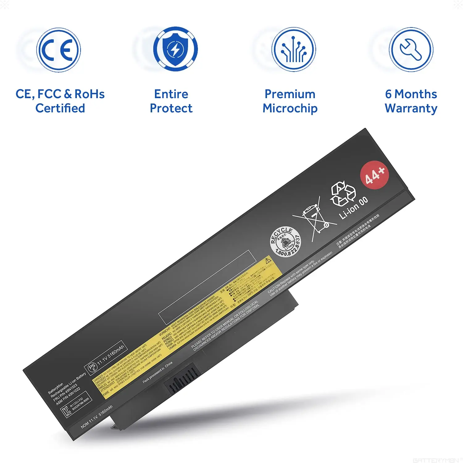 Batería 0A36306 para ordenador portátil, 44 + 0A36306, para Lenovo Thinkpad X230, X230i, X220s, X220, 0A36307, 45N1022, 45N1023, 45N1025, 0A36281, 0A36282, 0A36283 - imagen 4