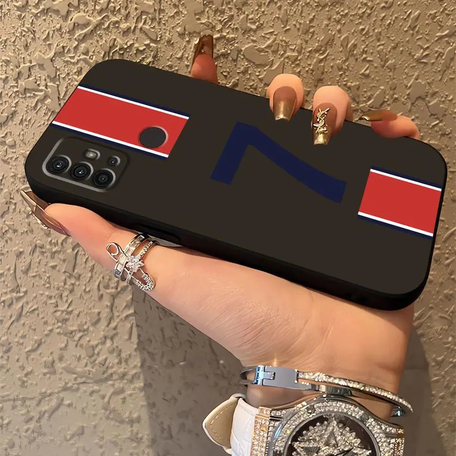 Funda de teléfono suave negra con número de pie para Motorola Mot G53 G30 G71 Edge 20 Pro 30 Lite G60s G60 G52 G22 Edge40 G32 G51 G73 - imagen 5