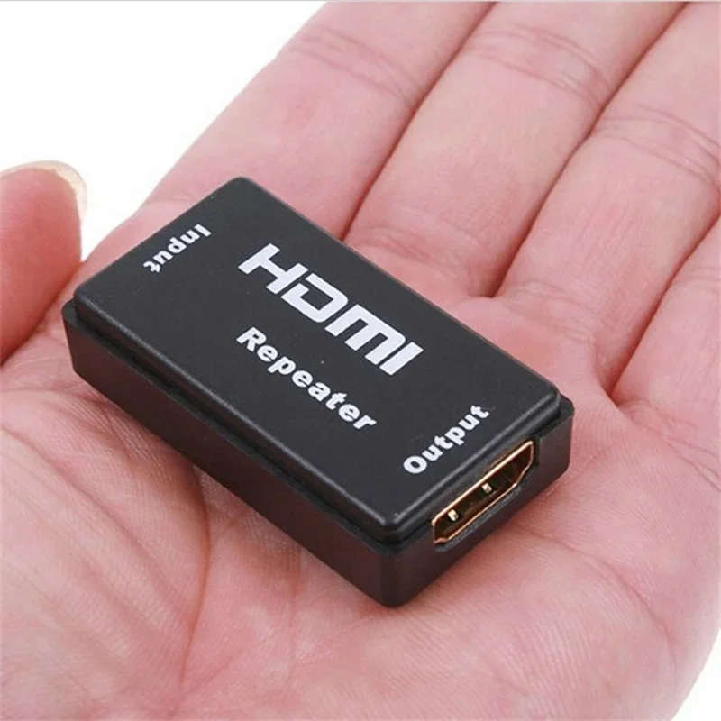 Repetidor HDMI de tamaño pequeño extensor amplificador HDMI 130 pies 40M 720p 1080p 1,65G bps interruptor Plug and Play - imagen 2