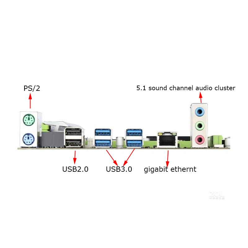 X99M-H2 para Jingsha X99 placa base de ordenador tablero pequeño Micro ATX juego Oficina ECC-ddr4 memoria LGA 2011-V3 100% probado envío rápido - imagen 3