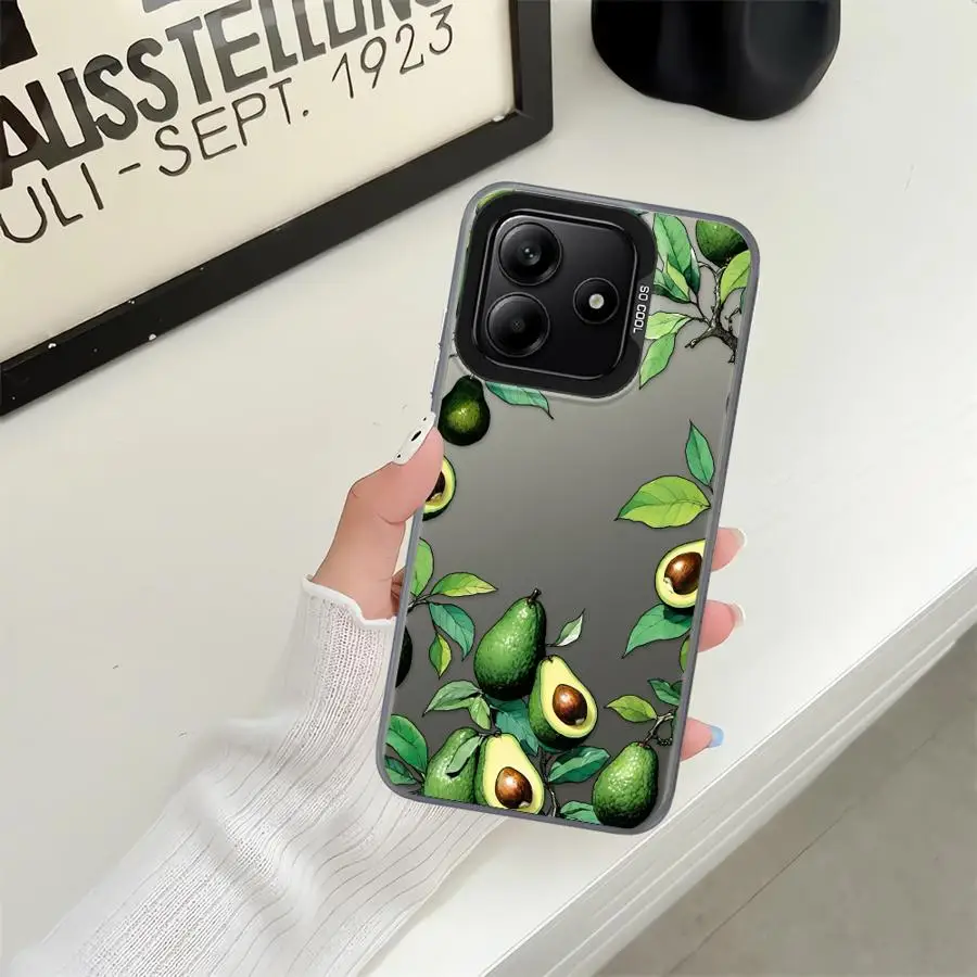 Funda para Xiaomi Redmi Note 9s 10Lite 12s 13 12 11 11s 10s 14 Pro Plus funda trasera para teléfono fruta aguacate - imagen 4