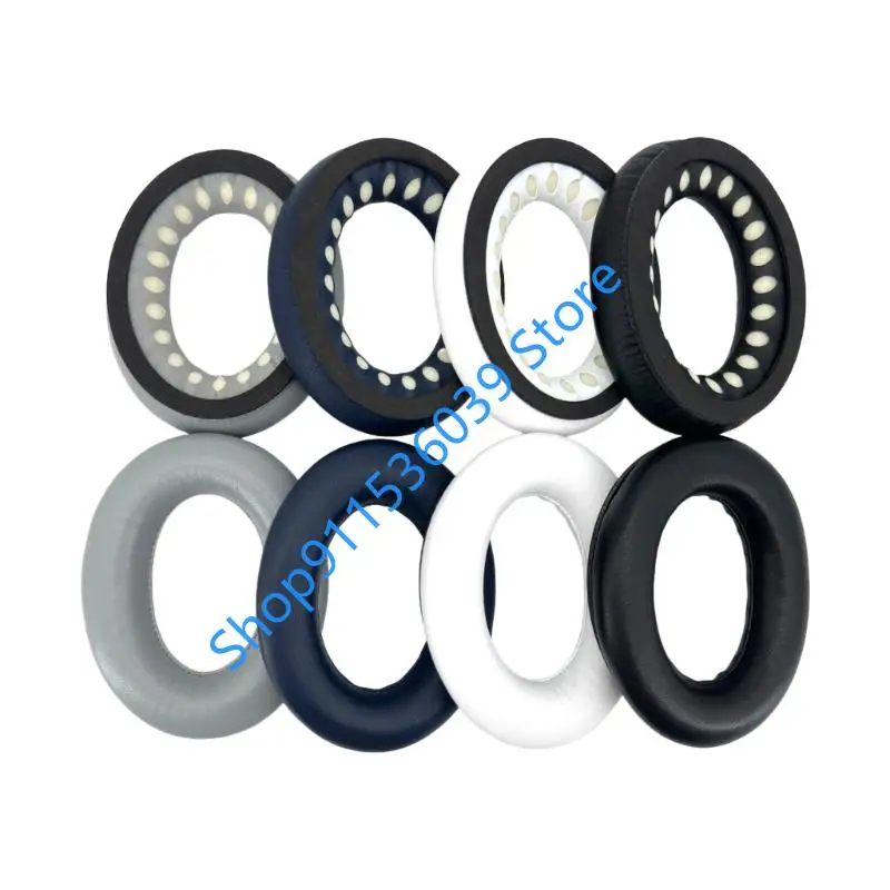 45bb Auriculares Aislamiento ruido Camiones cuero y esponja cuero y esponja para QC25 QC15 QC2 AE2 AE2I AE2W Cubiertas - imagen 2