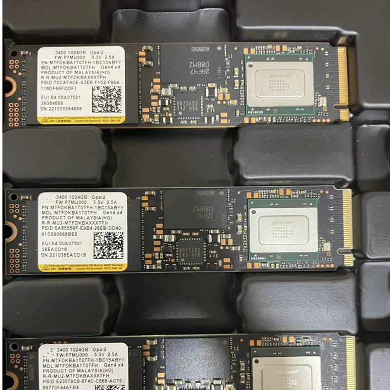 Original para Micron SSD 3400 1TB 2TB PCIE4.0 PCIE4.0 M.2 2280 SSD para ordenador portátil PS5 - imagen 2