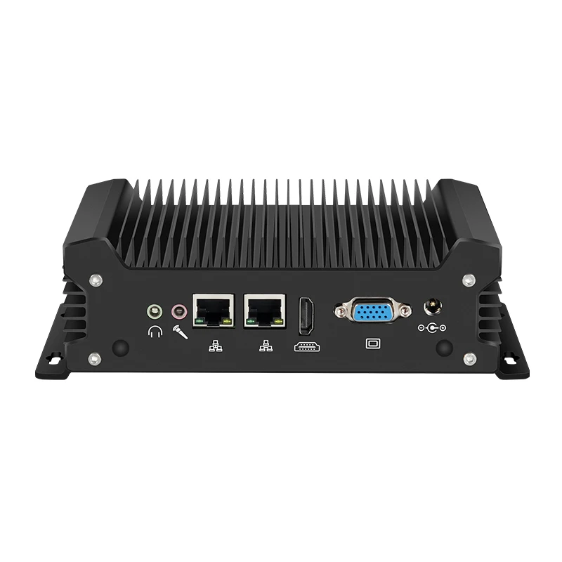 XCY X58 Mini PC IPC sin ventilador Intel Core 4th-13th CPU i3 i5 i7 2xDB9 RS232 2xLAN 8xUSB HDMI VGA WiFi 4G LTE Windows10/11 Linux - imagen 3