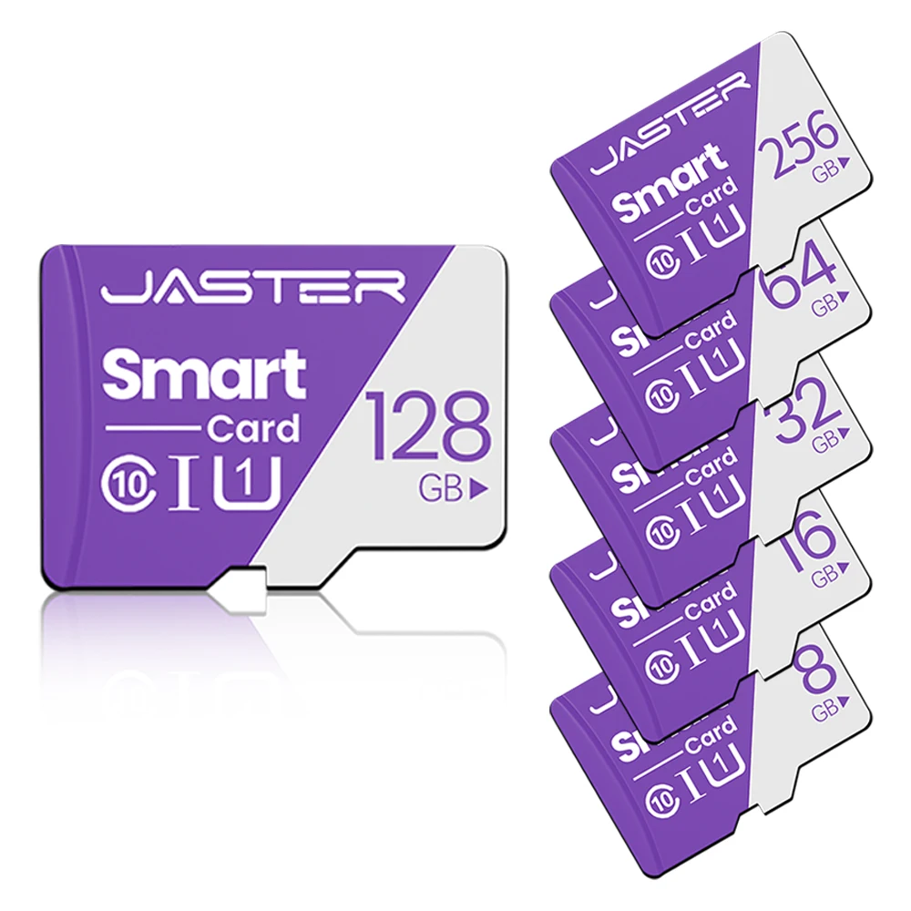 Tarjeta de memoria JASTER, 256GB, 128GB, Mini tarjeta TF de alta velocidad C10 U1 A1 para Dron, dispositivo de vigilancia de Audio, tarjeta SD de 64GB, más dispositivos