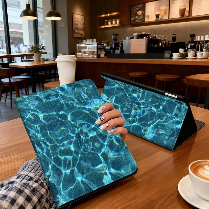 Arte ondulado de mariposa para Huawei MediaPad MatePad Air M6 M5 M2 T10s T5 C5e 10 11 12X10,8 SE Pro funda para tableta - imagen 2