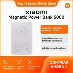 Xiaomi Power Bank Magnético Blanco – Carga Inalámbrica Rápida
