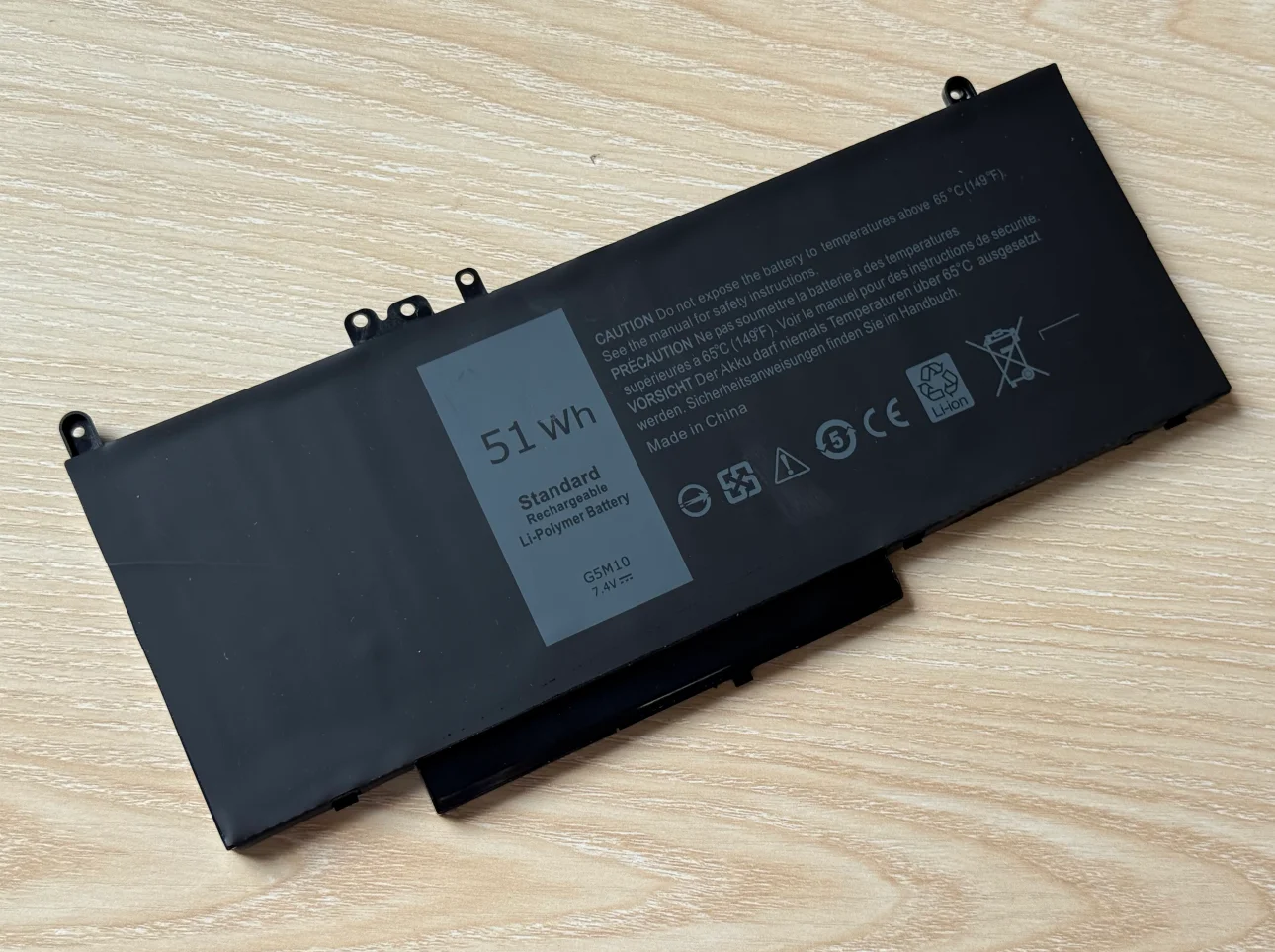 Nueva batería de ordenador portátil G5M10 para Dell Latitude E5250 E5450 E5550 7,4 V 51WH - imagen 3