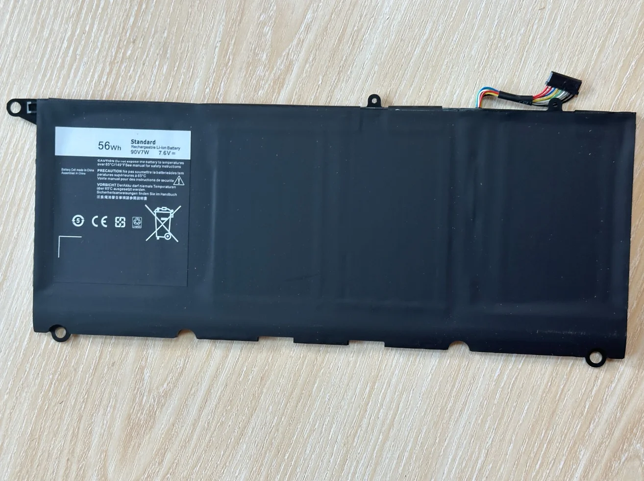 90V7W JHXPY JD25G 090V7W batería del ordenador portátil para Dell XPS 13 9343 XPS13 9350 13D-9343 P54G 0N7T6 5K9CP RWT1R 0DRRP 56WH - imagen 5