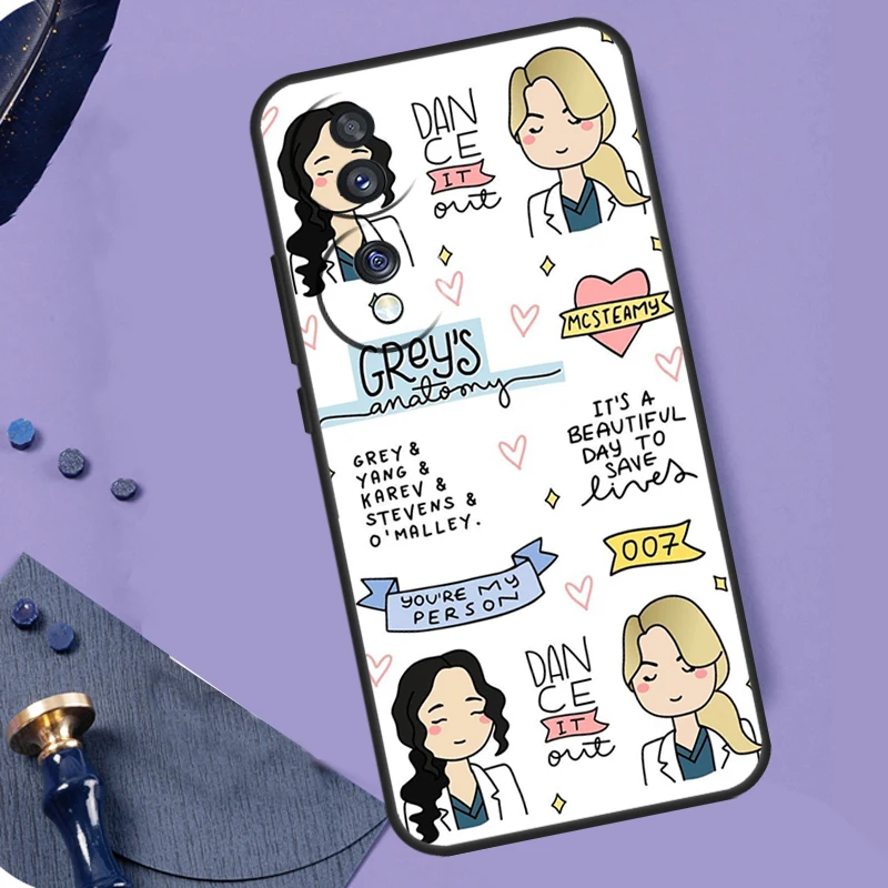 Funda de teléfono de grey Anatomy You are my person para Honor 90 Lite 70 50 Magic 5 6 Pro X6 X7 X8 X9 X6a X7a X8a X9a X9b X8b - imagen 5