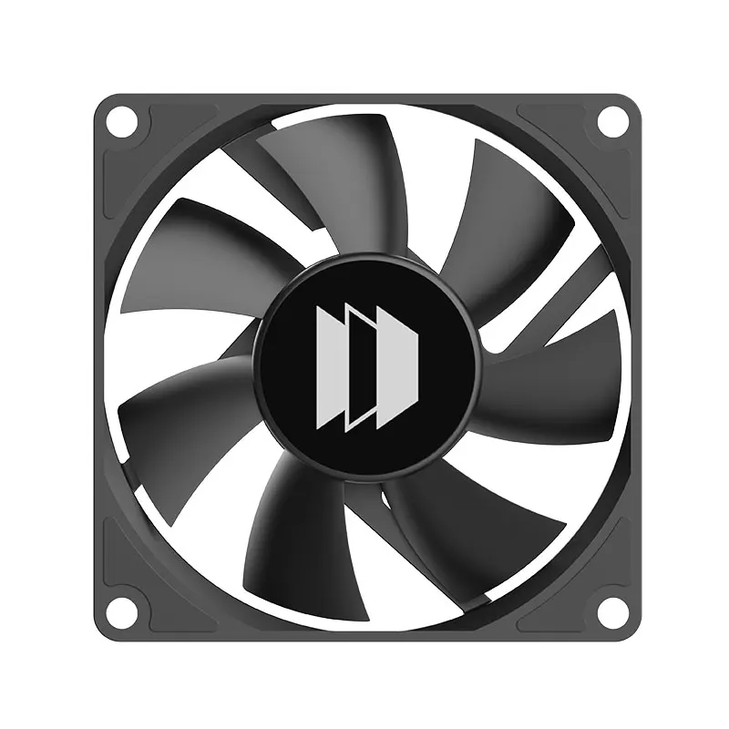 UPSIREN UL-8015 ventilador ultrafino de 8cm rodamiento hidráulico ventilador de chasis de 80mm 4 pines PWM 3000 RPM ventiladores de caja negro/blanco 80x80x15,4mm - imagen 3