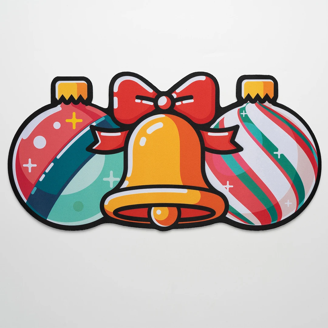 Alfombrilla de ratón de Navidad, alfombrilla de escritorio grande extendida para teclado y ratón, XXL, Gaming de Navidad para Gamer de escritorio, oficina y hogar - imagen 4