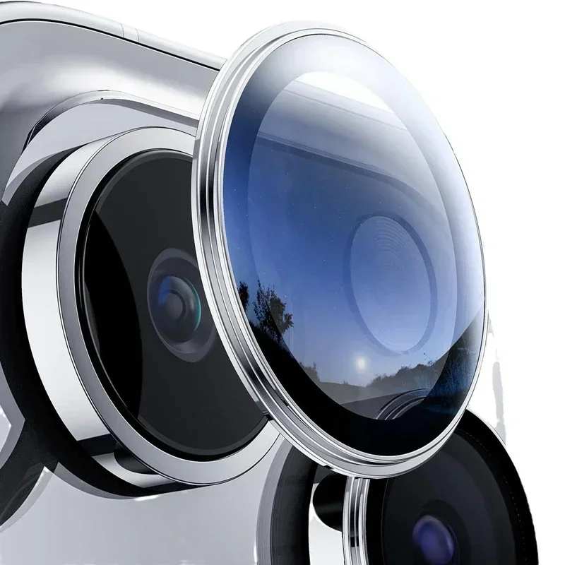 Protector de lente de cámara para IPhone 16, 15, 14, 13 Pro Max 16 Plus, cubierta completa, anillo de lente, tapa protectora de vidrio, fácil instalación, 2-3 Uds. - imagen 4