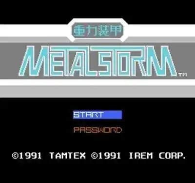Metal Storm Region Free 60 Pin 8Bit Game Card para Subor Game Players