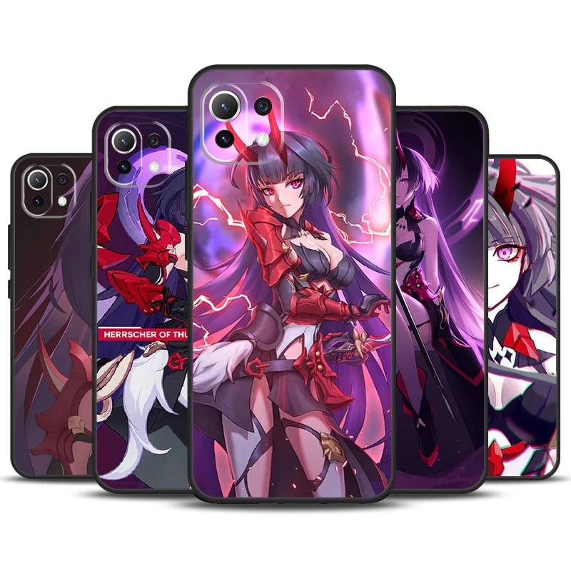 Herrscher-funda de Thunder Honkai Impact 3 para Xiaomi, 13T, 14 Pro, 11T, 12T, 12, 13 Lite, POCO X6, X3, X4, X5, F5 Pro, F3, M5s, M6 Pro
