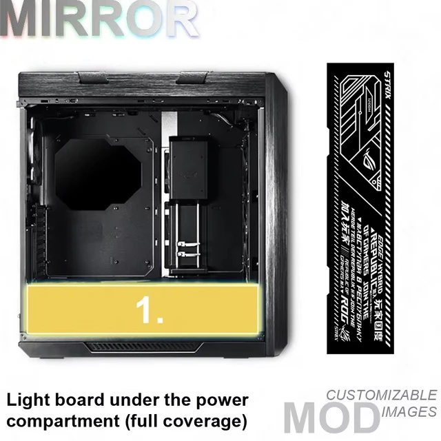 ASUS ROG Strix Helios Panel ARGB Reflectante - imagen 5