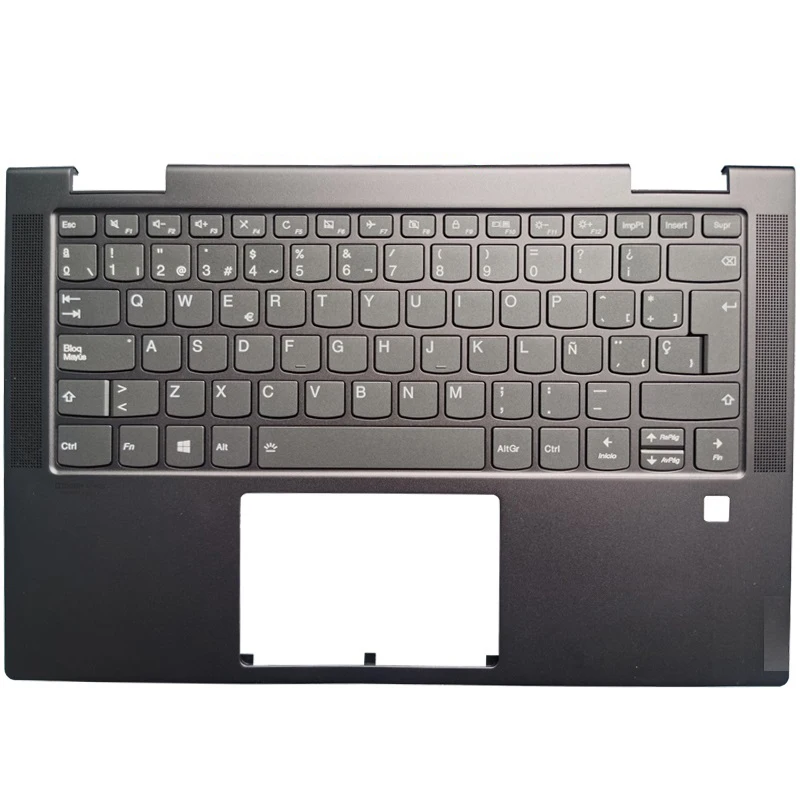 Teclado español para Lenovo Yoga C740-14 SP, diseño con reposamanos, funda superior, nuevo - imagen 5