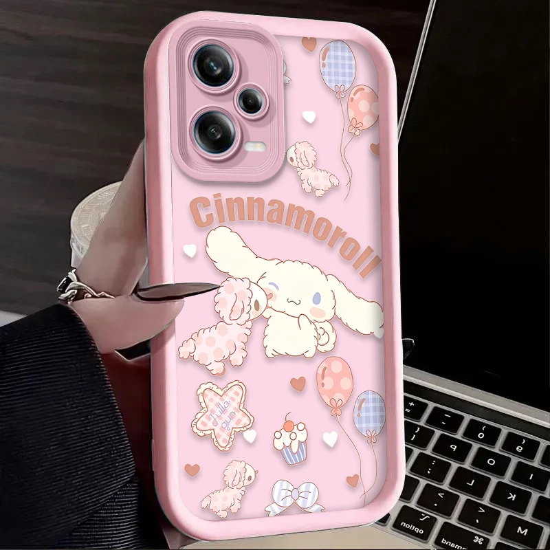 Funda bonita Sanrio Cinnamoroll para Xiaomi Redmi Note 13 14 12 11 Pro Plus 5G 14S 12S 11S 10S 10 9 Redmi 14C 13C 12C 12 4G - imagen 3