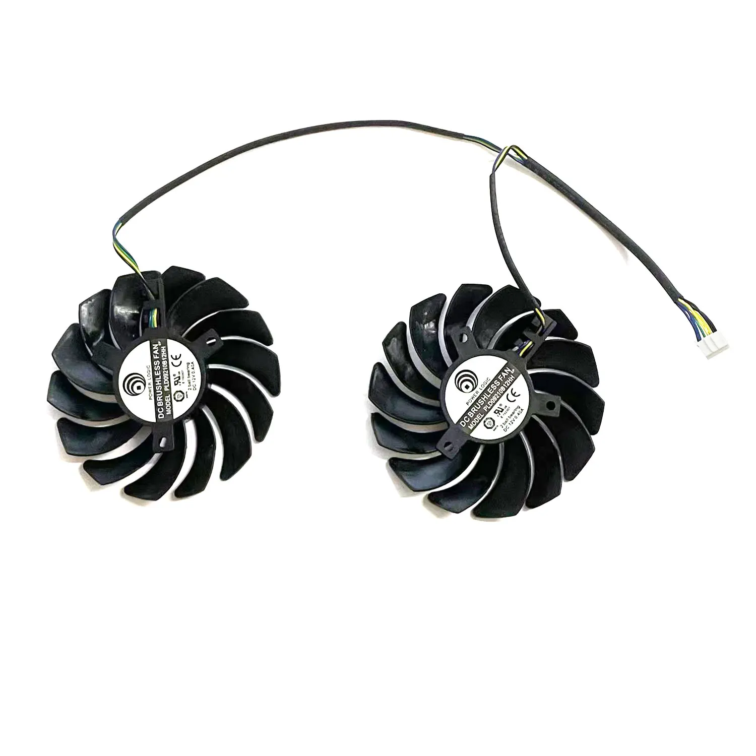 Nuevo ventilador de doble bola 85MM 4PIN Rx580 Rx570 P106-100 ventilador de minería adecuado para tarjeta gráfica MSI RX 470 480 570 580 Armor - imagen 3