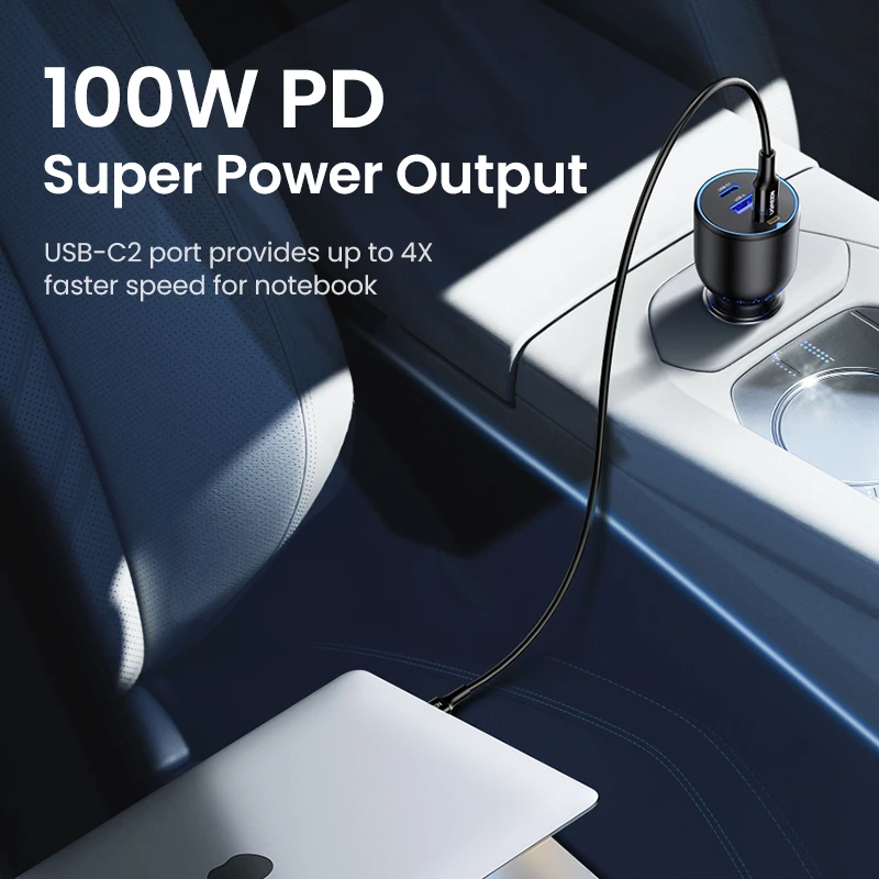 Ugreen Cargador de coche USB-C PD 130W para iPhone 15/14/13 Pro - imagen 2