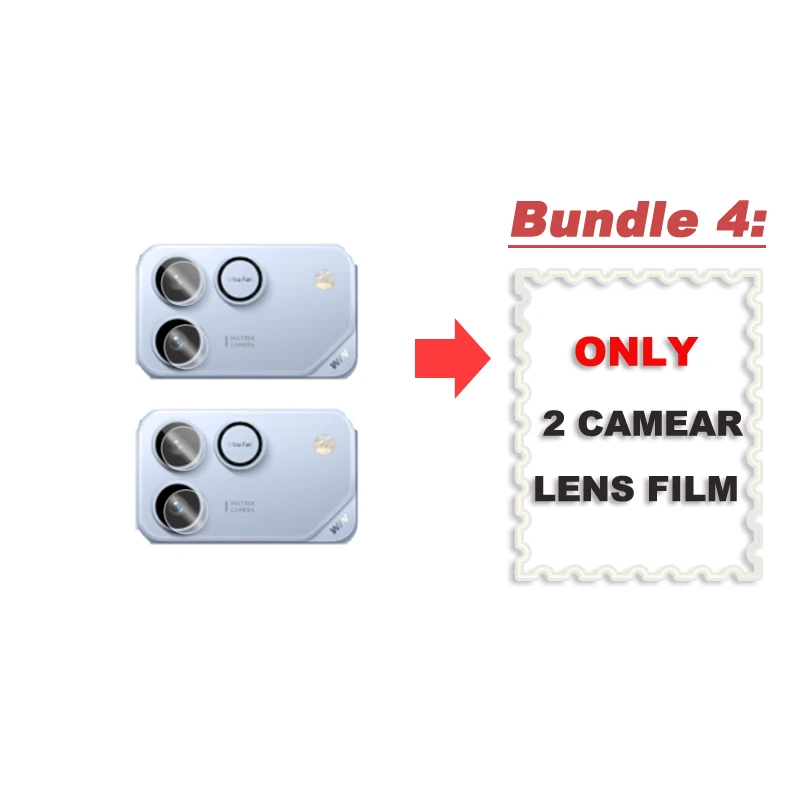 Pour Honor Win RT protecteur d'écran en verre pour Honor Win RT bord noir Film de protection protecteur d'objectif d'appareil photo pour Honor Win RT 5G - imagen 4