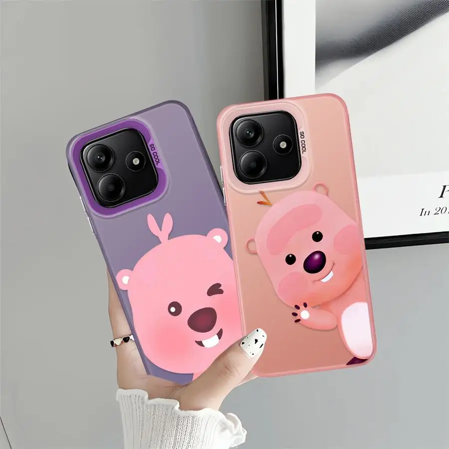 Funda l-loo-pys con dibujos animados para Xiaomi Redmi Note 10Lite 14 Pro Plus 9s 11s 13 12 11 10s 12s, funda trasera para teléfono - imagen 2