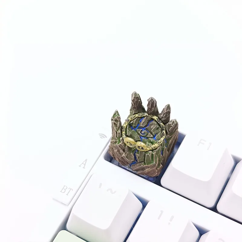 Black Myth Wukong Wuzhishan teclas personalizadas de resina 3D para interruptor cruzado MX, accesorios de teclado mecánico para juegos, regalos