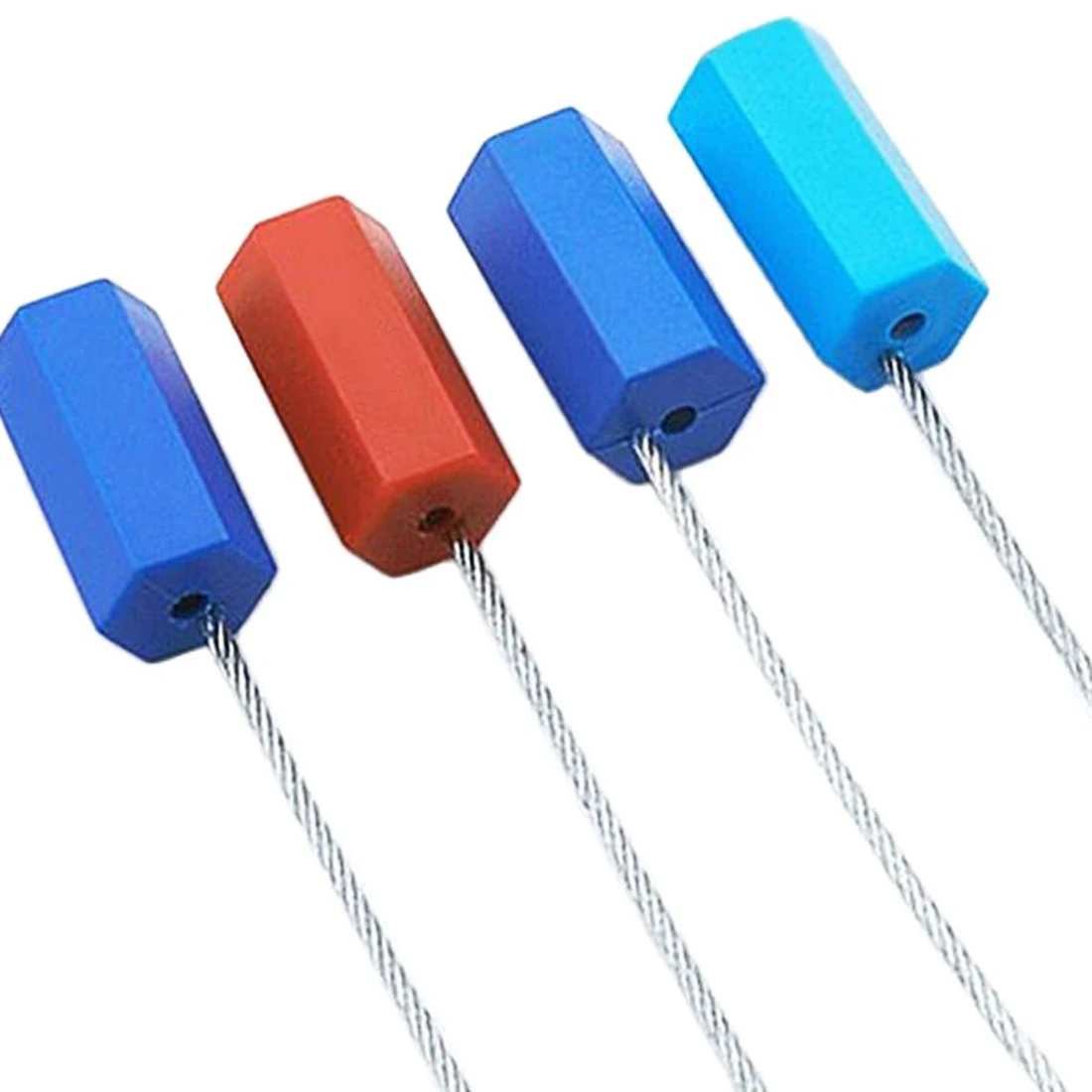 10 Uds. De sellos de alambre de ajuste de acero inoxidable, bridas para cables, bloqueo de contenedor de bloqueo, 30cm/40cm/50cm/60cm/100cm, nuevo, venta al por mayor - imagen 5