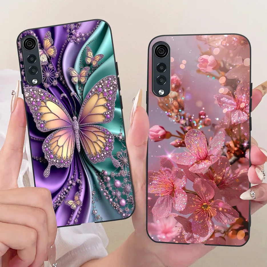 Para LG Velvet 5G funda LM-G900N elegante mariposa pintado funda de silicona suave funda de teléfono para LG Velvet 5G UM LGVelvet Fundas bolsas - imagen 5