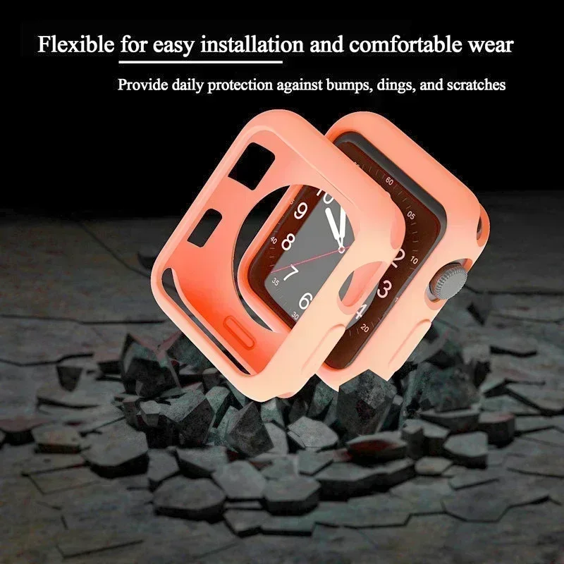 Correa y funda de reloj para Apple Watch Ultra, 2, Series 9, 8, 7, Se, 6, 5, 4, 3, 2, 45mm, 41mm, 44mm, 40mm - imagen 5