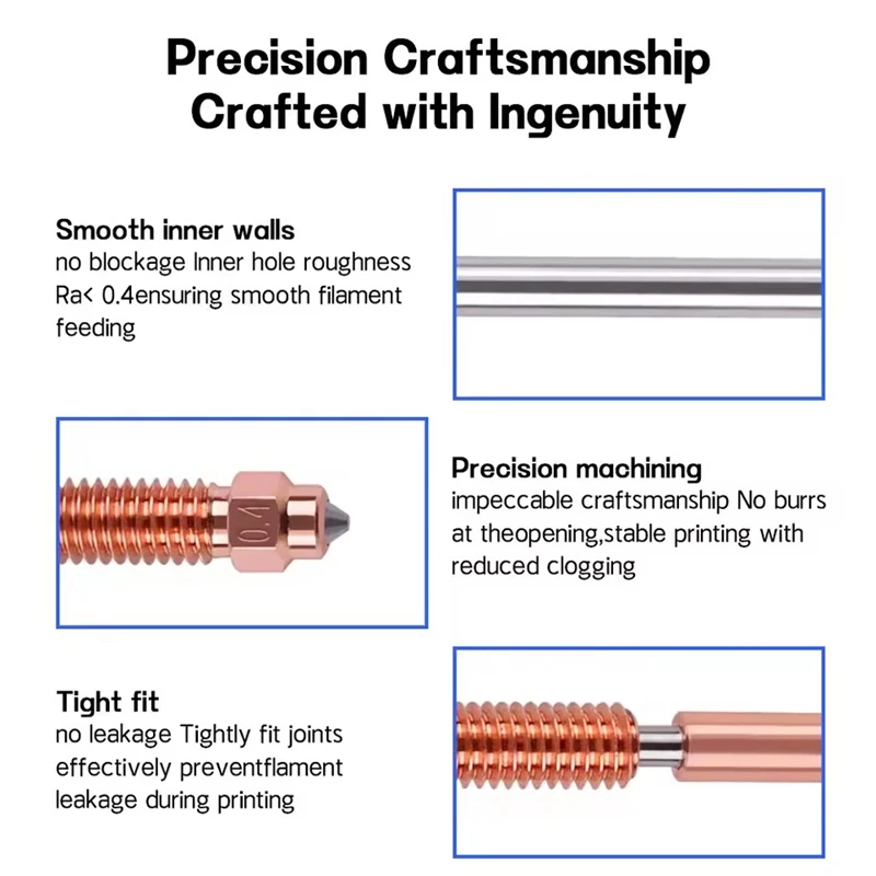 Piezas de impresora 3D para boquilla Creality K2 Plus, Kit de boquillas de intercambio rápido, diseño totalmente metálico de acero endurecido para boquilla de impresora 3D K2 Plus - imagen 2