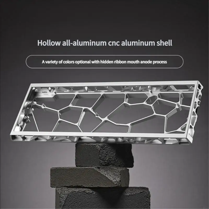 462E Case carcasa teclado aluminio para teclados MAD60/WIN60 mejora prueba deslizamiento disipación - imagen 3