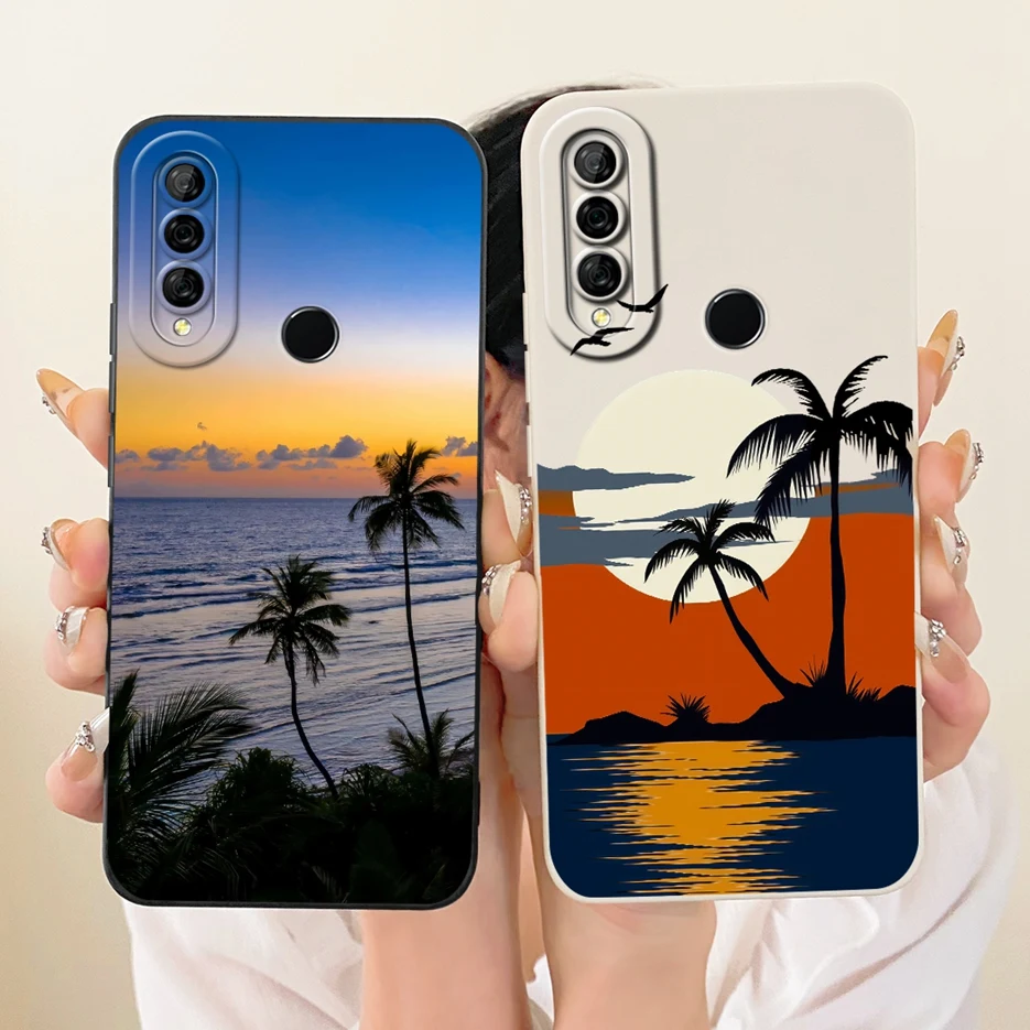 Para Huawei Y6p Y7p funda de lujo cubierta pintada de caramelo suave TPU mate funda de teléfono para Huawei Y7p Y 6p HuaweiY6p HuaweiY7p Fundas bolsas - imagen 5
