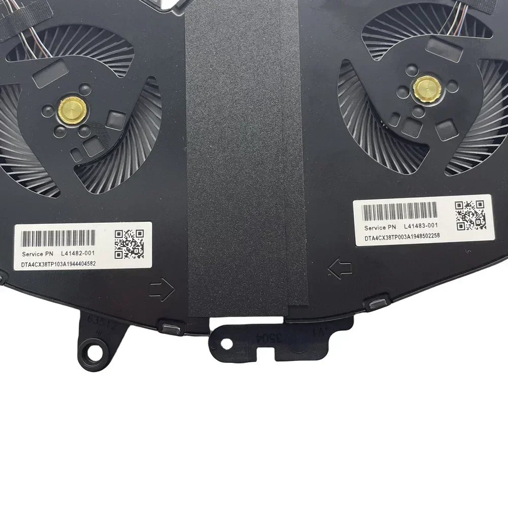 Reemplazo de nuevo ventilador de refrigeración CPU + GPU para ventilador serie HP Spectre 15-DF 15-DF0008CA 15-DF0010CA 15-DF0013DX 15-DF0023DX - imagen 5