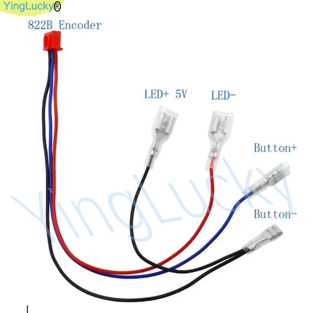 Cable de luz de botón ArcadeLED, 10 piezas, interfaz de 3 pines, 2,8mm, 6,3mm, cable de puerto de terminal, cable de botón LED - imagen 5