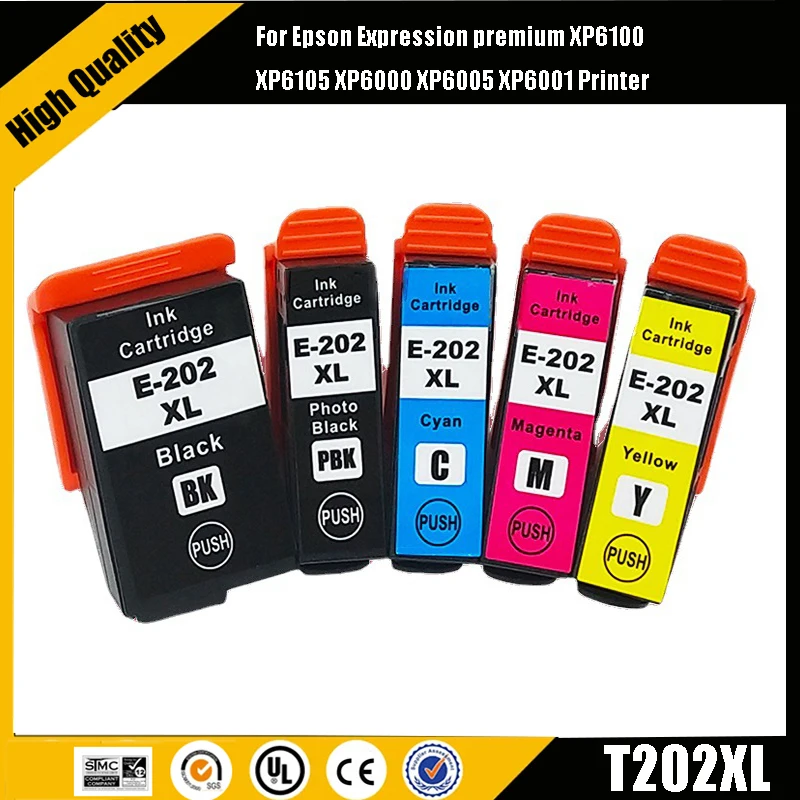 Einkshop-cartuchos de tinta compatibles T202XL 202XL para impresora Epson 202 XL Expression Prem XP6100 XP6105 XP6005 XP6000