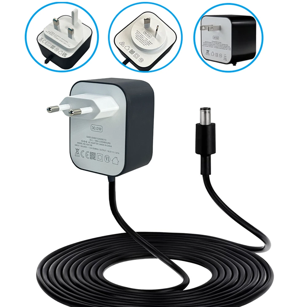 Adaptador de corriente de 30 W para Amazon Echo Show 8 Echo Show 15 Echo Show 10 (3a generación) Cable de alimentación del cargador Echo 3a y Echo 4a 18 V 1.67 A