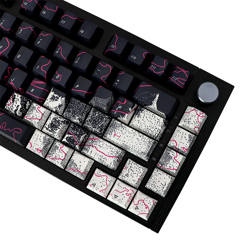 Juego de teclas de Graffiti, teclas pbt de perfil Cherry mx para switch Logitech G610 K70 GMMK gk61 96 gmk, teclas iso - imagen 5