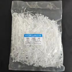 Bridas Plástico 3x60 mm Cierre Automático – Pack Resistente