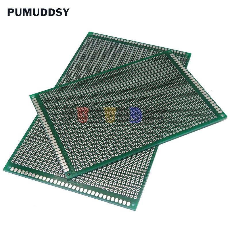 1 Uds. Placa PCB electrónica de 8x12cm 9x15cm, placa de circuito impreso Universal Diy, PCB de prototipos de doble cara para 8*12 9*15CM